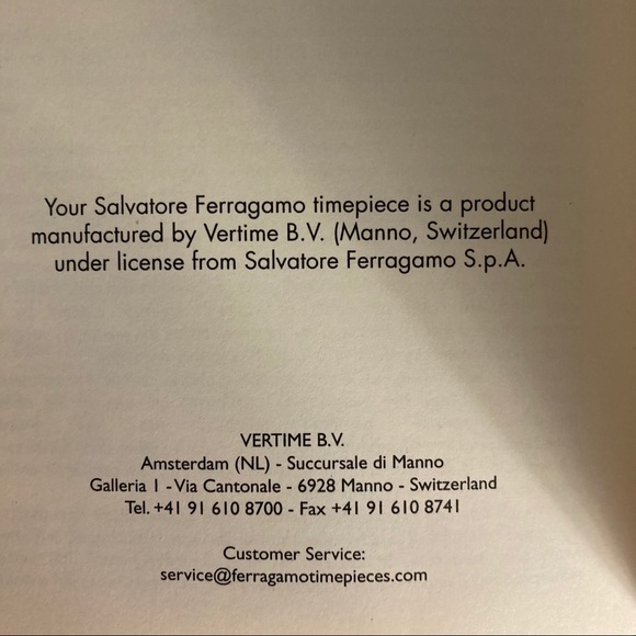 NWT Salvatore Ferragamo Men’s 1898 Slim Watch - Picture 11 of 12